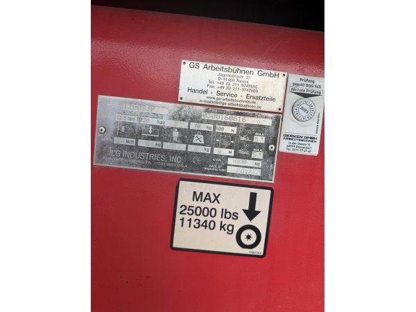 Телескопический подъемник JLG 1200 SJP