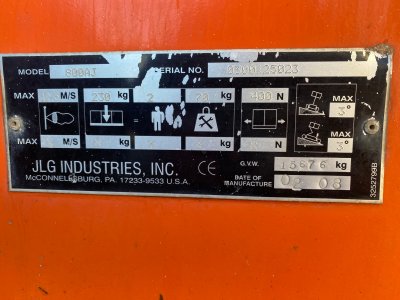 Коленчатый подъемник JLG 800AJ