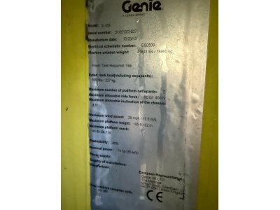 Телескопический подъемник GENIE S105