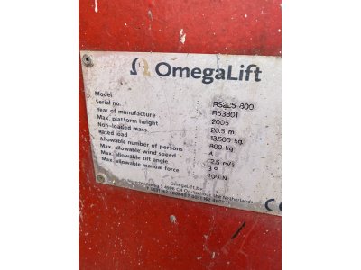 Ножничный подъемник OmegaLift RS 225-800